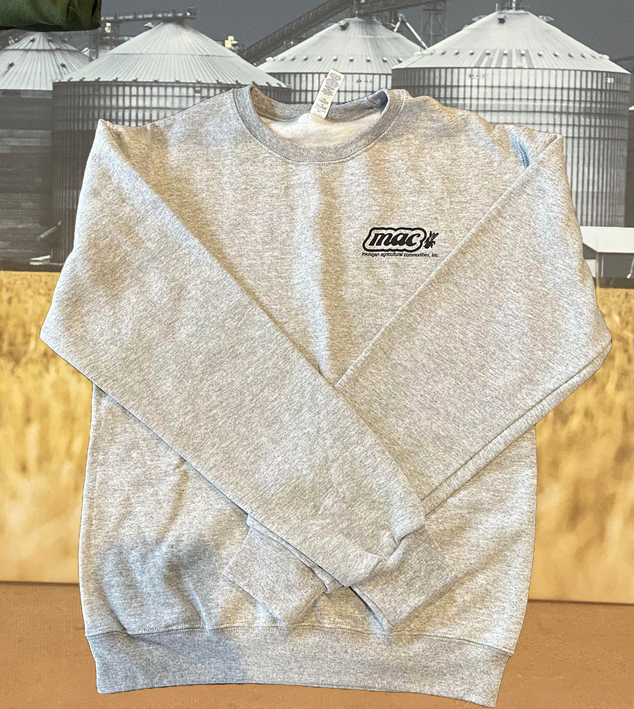 M.A.C. SUPPORT YOUR LOCAL FARMERS CREW NECK SWEATSHIRT