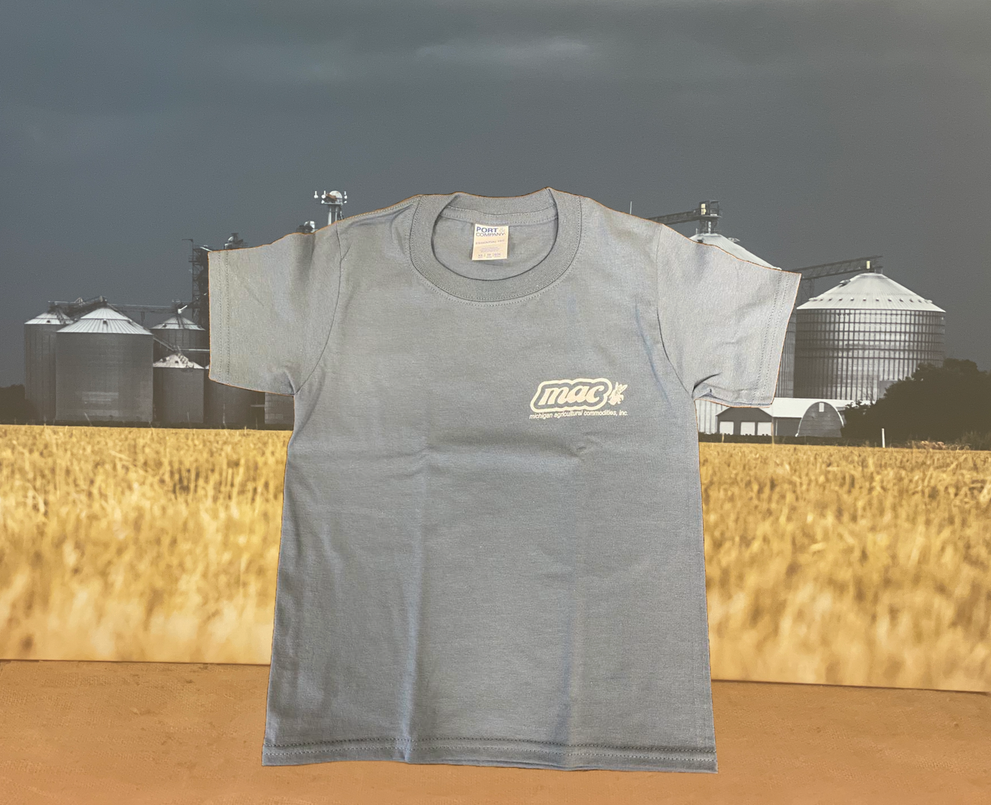 Youth M.A.C. Support Your Local Farmers T-Shirt - BLUE