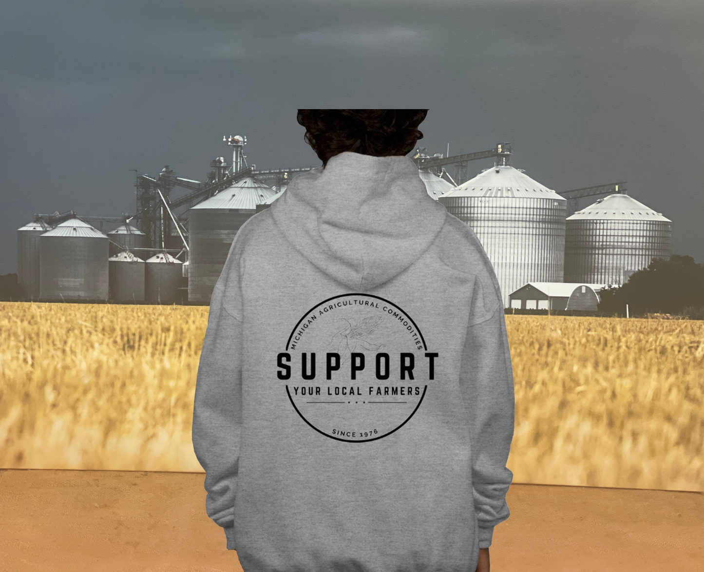 M.A.C. Support Your Local Farmers Sweatshirt YOUTH