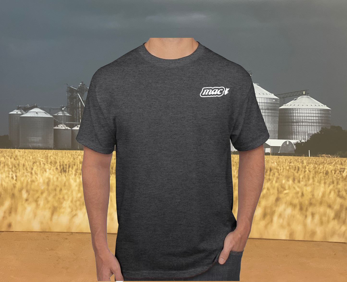 M.A.C. Support Your Local Farmers Pocket T-Shirt