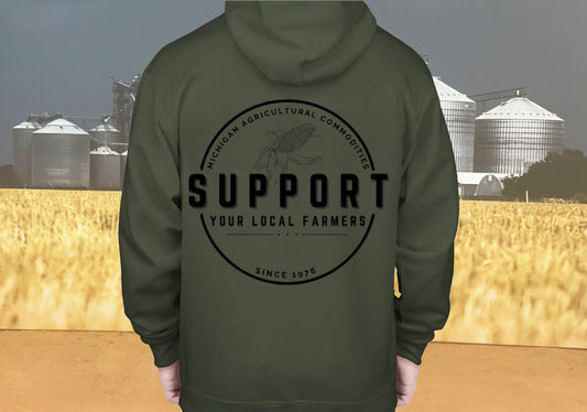 M.A.C. SUPPORT YOUR LOCAL FARMERS SWEATSHIRT