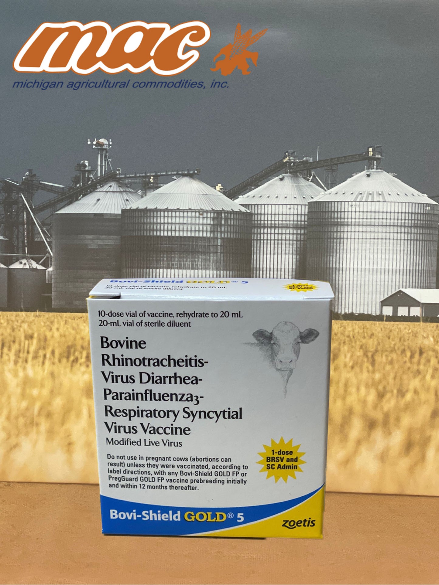 Bovi-Shield Gold 5 Vaccine, Modified Live Virus