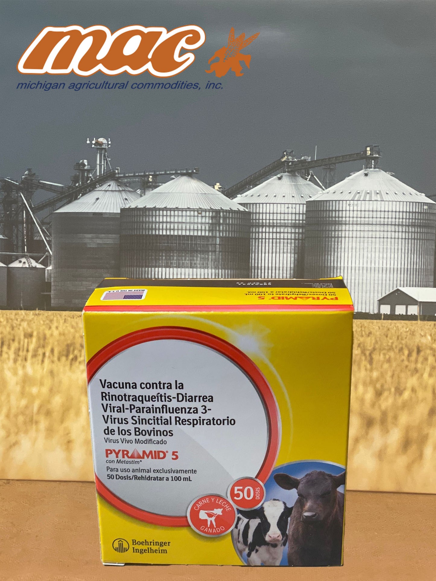 Pyramid® 5 Vaccine, Modified Live Virus