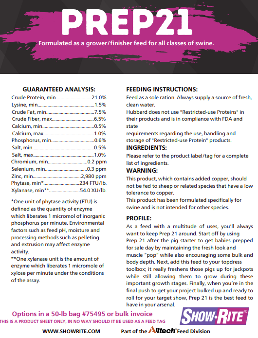 Show-Rite® Prep21