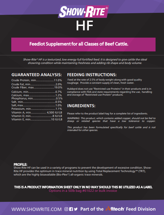 Show-Rite®HF