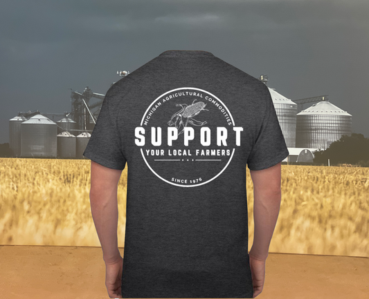 M.A.C. Support Your Local Farmers Pocket T-Shirt