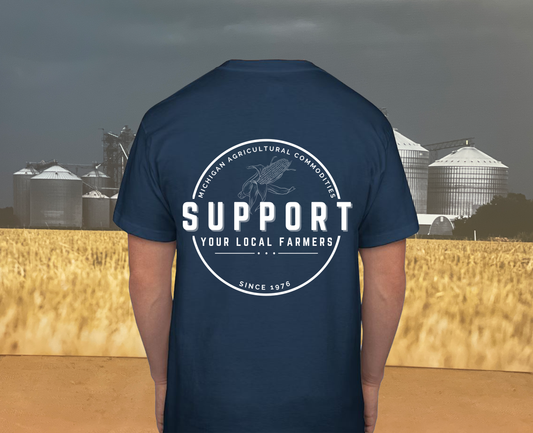 M.A.C. Support Your Local Farmers Pocket T-Shirt