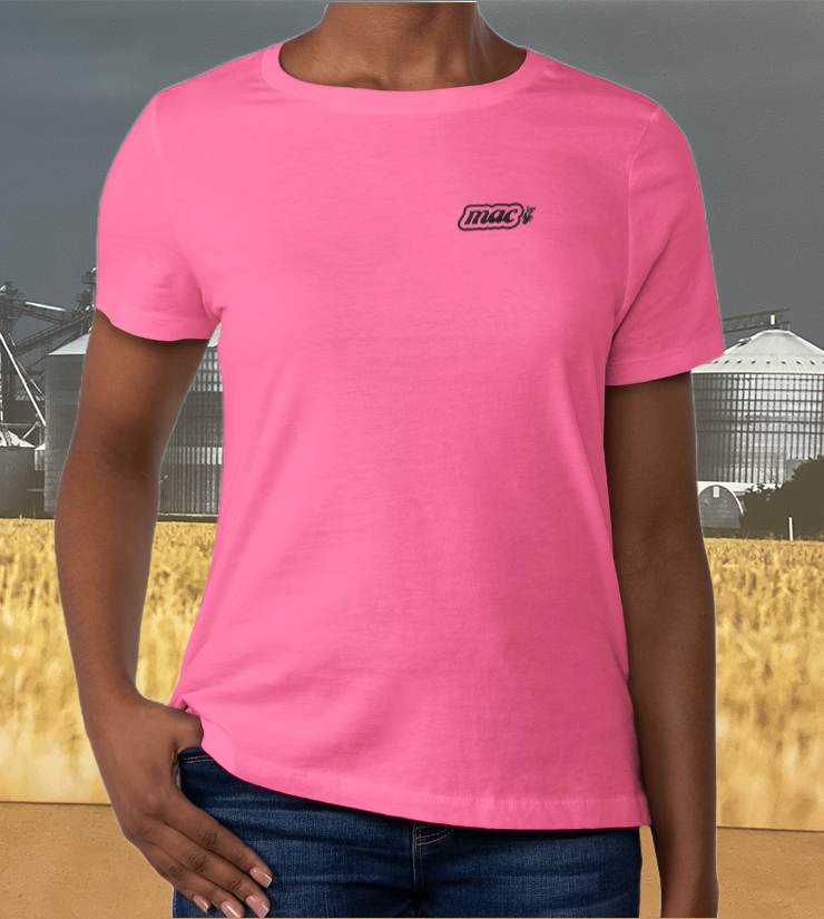 M.A.C. Support Your Local Farmers T-Shirt - PINK