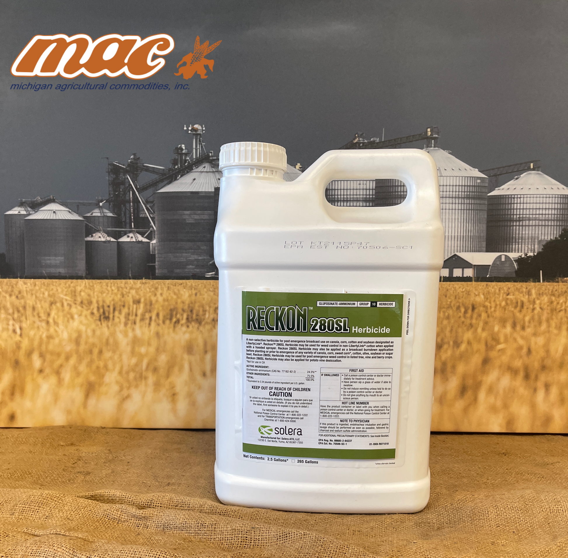 interline herbicide label Reckon Glufosinate 280SL herbicide