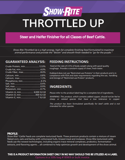 Show-Rite®Throttled Up